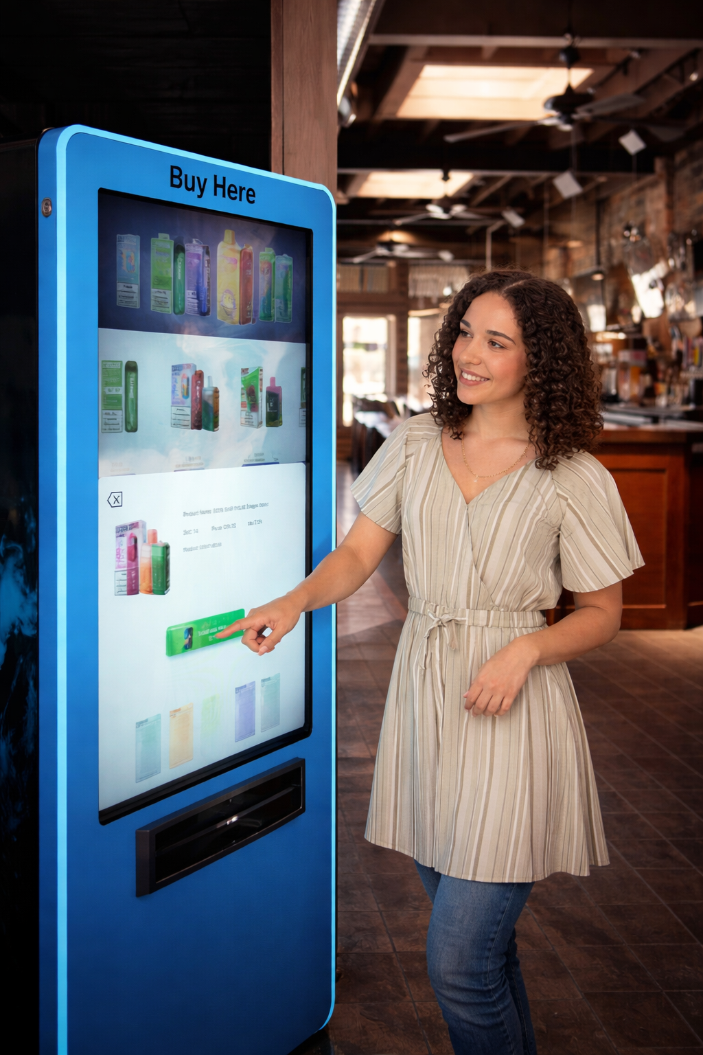 Premium vending machine